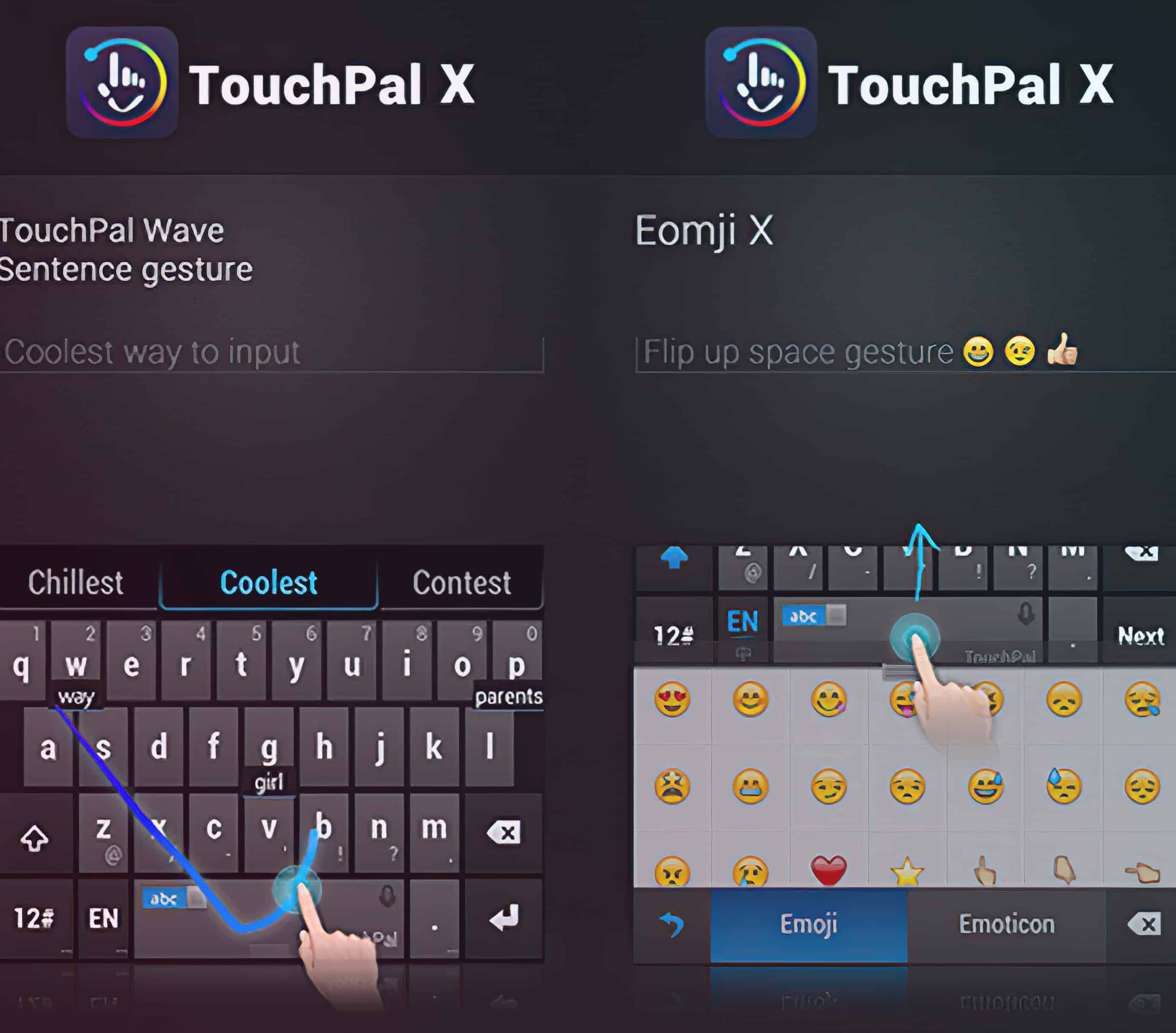 Настройка TouchPal X Keyboard3